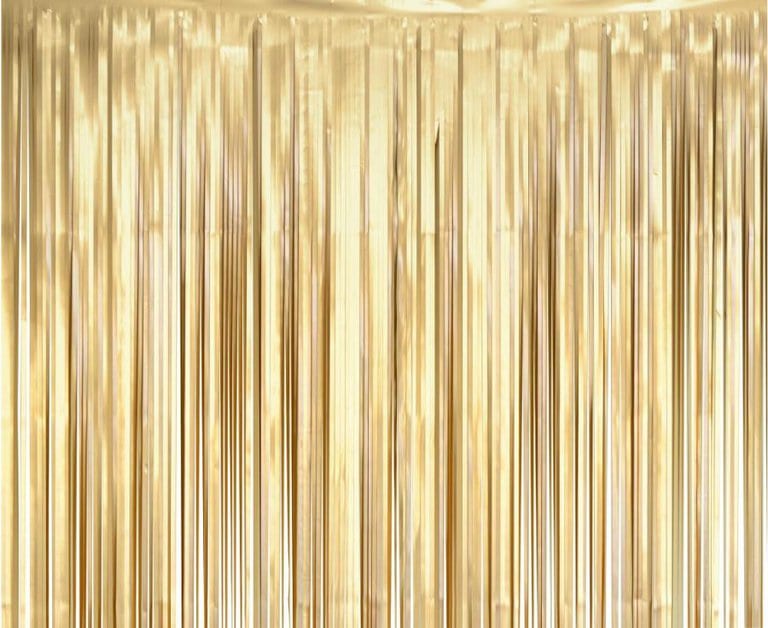 Party Függöny matt világos arany