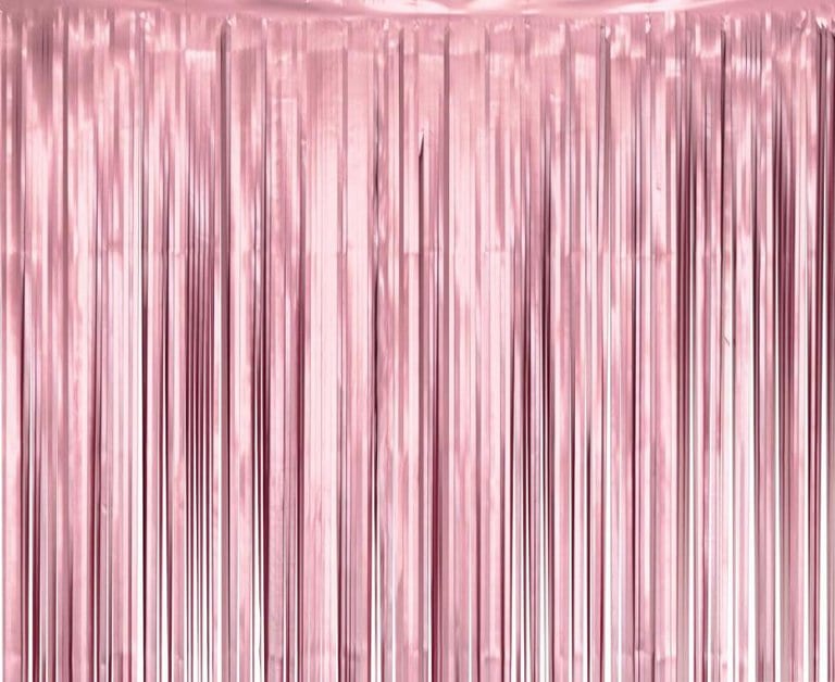 Party Függöny matt rózsaszín