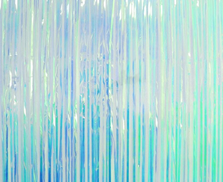 Party Függöny irrizáló kék 100x200 cm