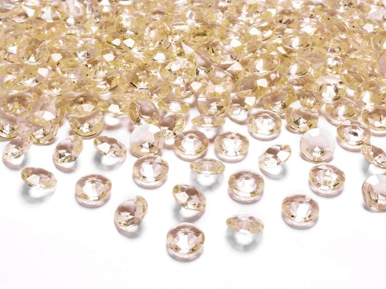 Gyémánt formájú konfetti, arany