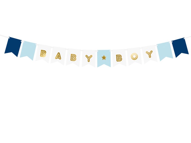 Baby Boy Banner, 15 x 160 cm